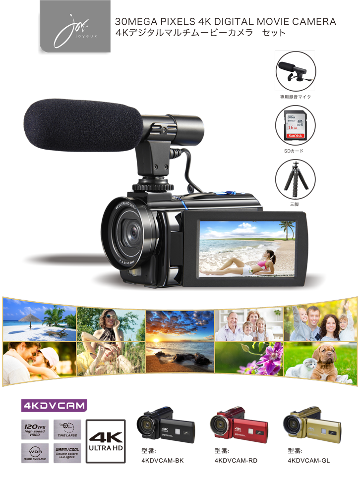 カメラ ビデオカメラ 4KDVCAM / 4KDV | JOYEUX