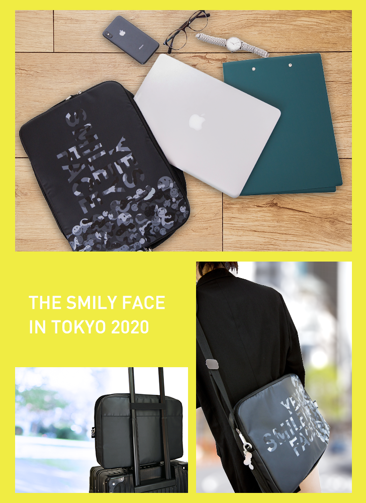 THE SMILEY FACE IN TOKYO 2020 3WAYビジネスバック 商品イメージ